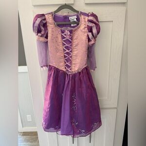 DISNEY Princess RAPUNZEL Dress Costume Princess Dress Girl Size S for REPAIR TLC